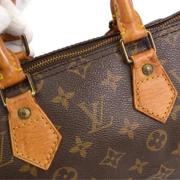 AUTHENTIC LOUIS VUITTON MONOGRAM SPEEDY 25 HANDBAG MI0912 - Picture 6 of 12